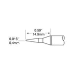 Metcal DSC Desoldering Cartridge Conical 2.41mm ID 600 Series STP-CNL04