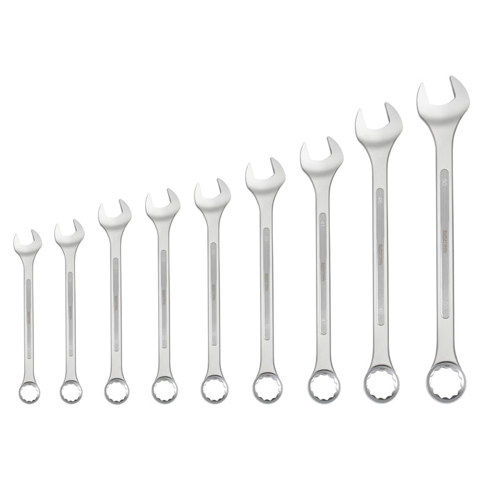 Supatool Jumbo Metric Combination Spanner Set, 9 Pce