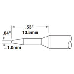 Metcal Conical (STTC) Narrow (∅ x L) 1.0x13.5mm 600 Series STTC-001