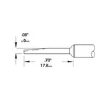 Metcal Chisel (STTC) U-Groove (∅ x L) 0.89mm x 8.4mm 600 Series STTC-083