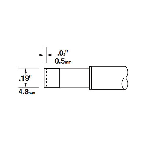 Metcal Heat Stake (STTC) 4.8mm (0.19