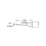 Metcal Soldering Tip Conical Long 0.3mm (.012
