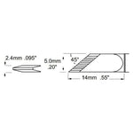 Metcal Rework Tip Knife 5.0mm (0.197