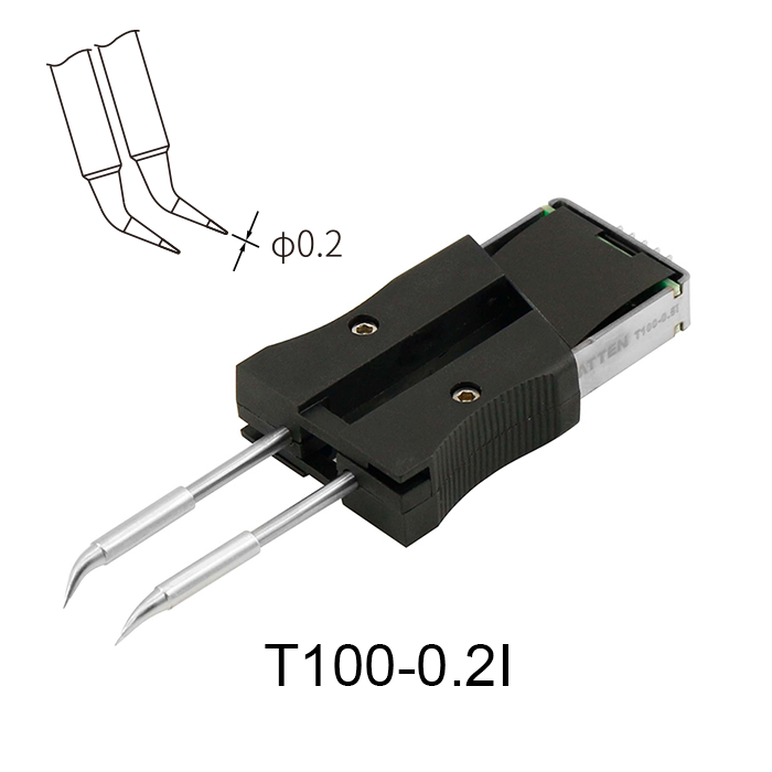 Atten T100-0.2I 100W Integrated Heater Tweezer Tip