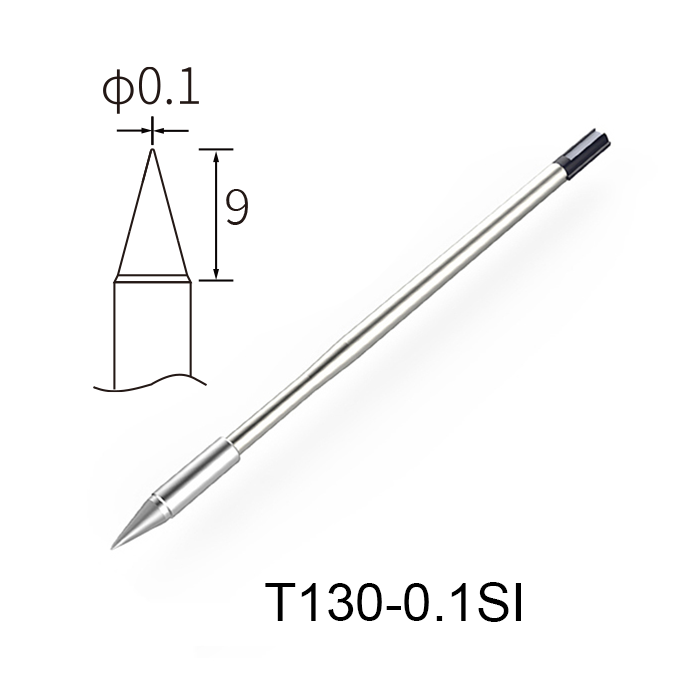 Atten T130-0.1SI 130W Integrated Heater Solder Tip 0.1mm Conical for GT Series & MS-900