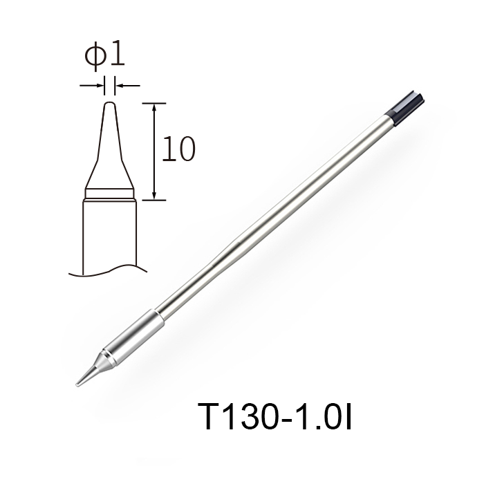 Atten T130-1.0I 130W Integrated Heater Solder Tip 1.0mm Conical for GT Series & MS-900