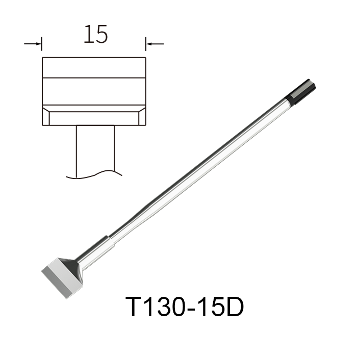 Atten T130-15D 130W Integrated Heater Soldering Tip for GT-6150P/6200P/5150P/5200P & MS-900