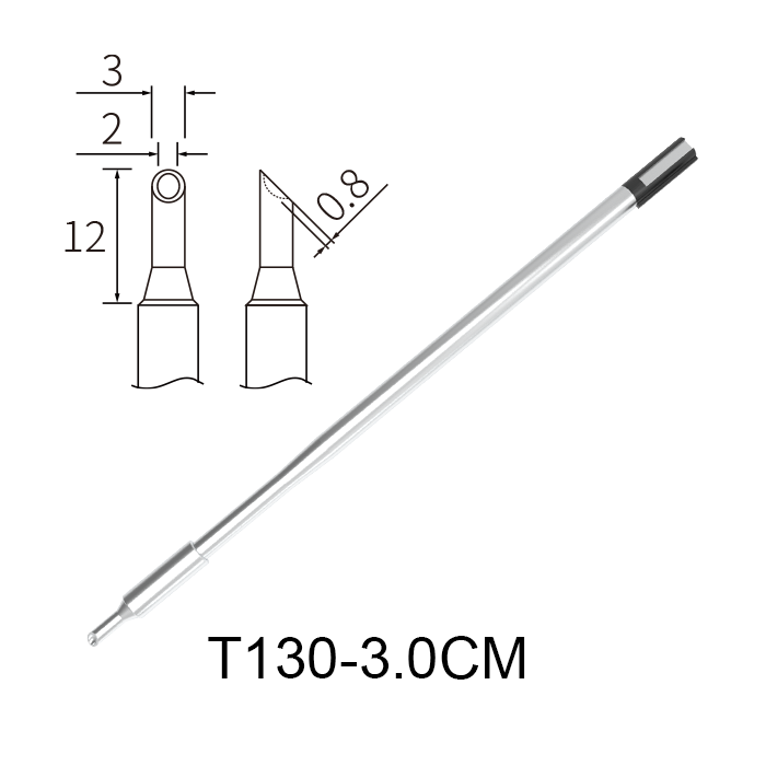 Atten T130-3.0CM 130W Integrated Heater Soldering Tip for GT-6150P/6200P/5150P/5200P & MS-900
