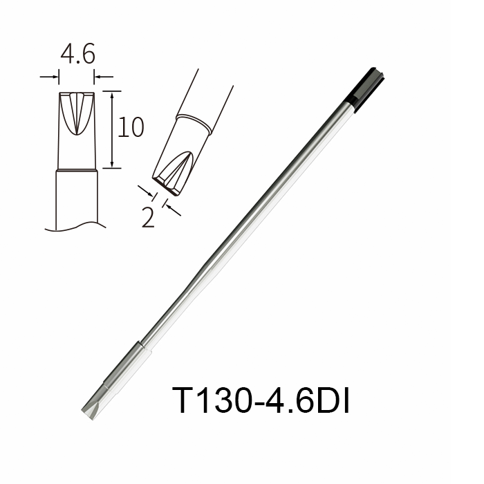 Atten T130-4.6DI 130W Integrated Heater Soldering Tip for GT-6150P/6200P/5150P/5200P & MS-900