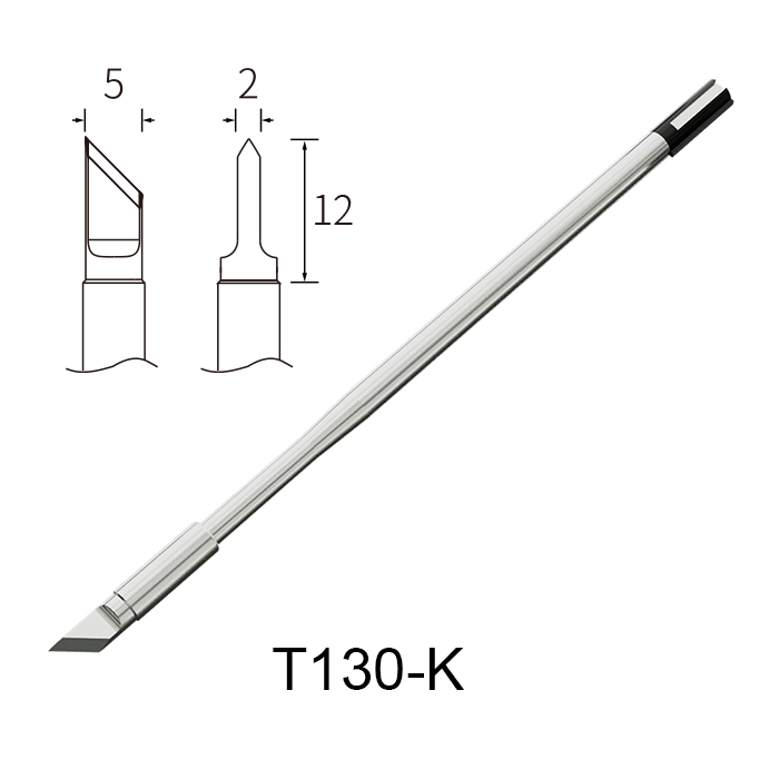 Atten T130-K 130W Integrated Heater Knife Solder Tip for GT Series & MS-900