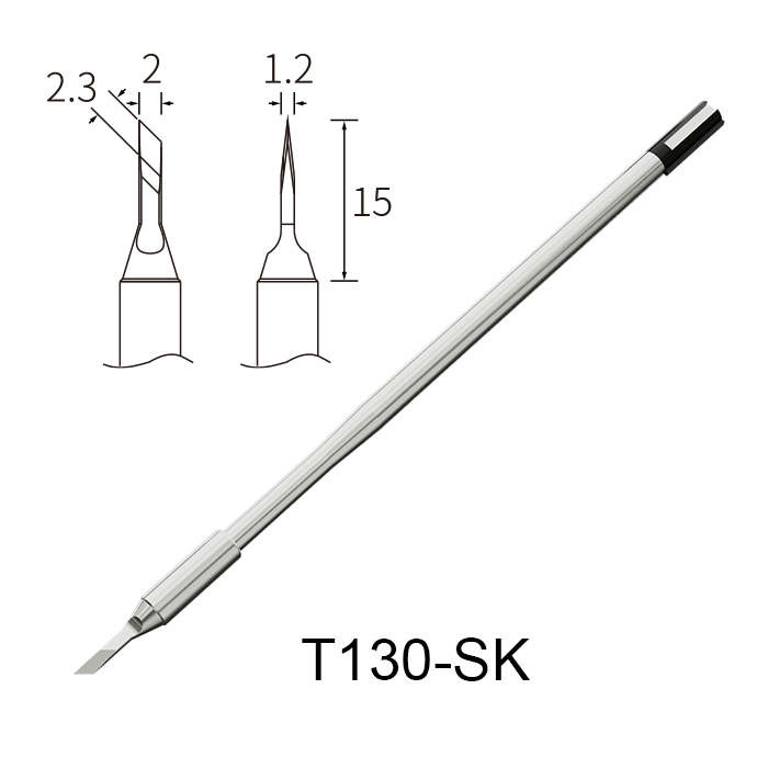Atten T130-SK 130W Integrated Heater Knife Solder Tip for GT Series & MS-900