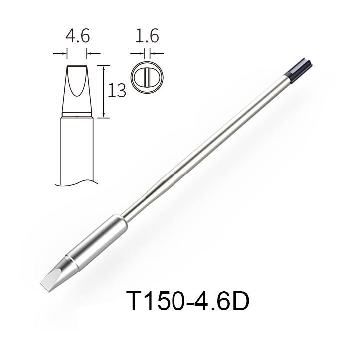 Atten T150-4.6D 150W Integrated Heater Solder Tip 4.6mm Chisel for GT Series & MS-900