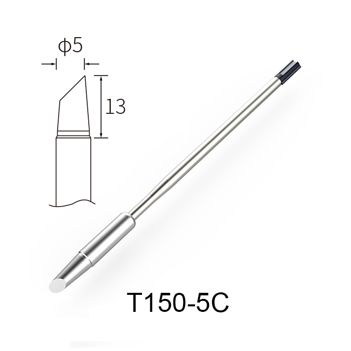 Atten T150-5C 150W Integrated Heater Solder Tip 5mm Bevel for GT Series & MS-900