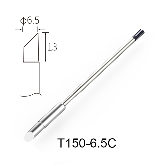 Atten T150-6.5C 150W Integrated Heater Solder Tip 6.5mm Bevel for GT Series & MS-900