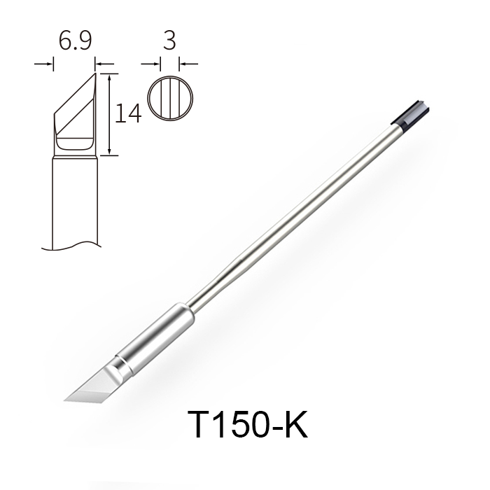Atten T150-K 150W Integrated Heater Knife Solder Tip for GT Series & MS-900