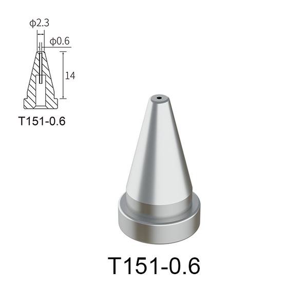 Atten T151-0.6 Desoldering Nozzle for GT-5150P GT-5200P GT-6301 GT-6302 MS-900