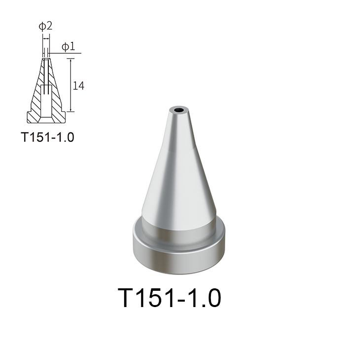 Atten T151-1.0 Desoldering Nozzle for GT-5150P GT-5200P GT-6301 GT-6302 MS-900