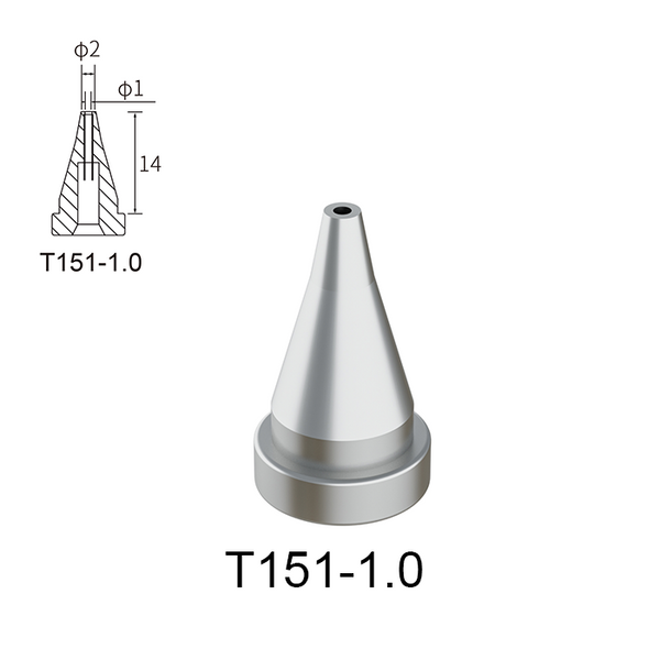 Atten T151-1.0 Desoldering Nozzle for GT-5150P GT-5200P GT-6301 GT-6302 MS-900