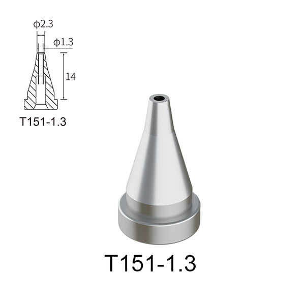 Atten T151-1.3 Desoldering Nozzle for GT-5150P GT-5200P GT-6301 GT-6302 MS-900