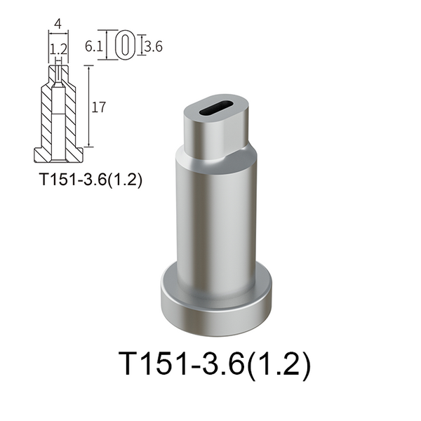 Atten T151-3.6(1.2) Desoldering Nozzle for GT-5150P GT-5200P GT-6301 GT-6302 MS-900