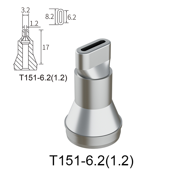 Atten T151-6.2(1.2) Desoldering Nozzle for GT-5150P GT-5200P GT-6301 GT-6302 MS-900