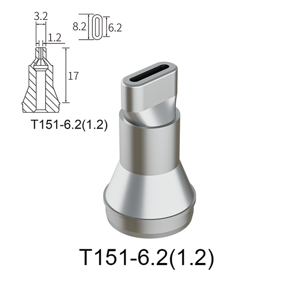 Atten T151-6.2(1.2) Desoldering Nozzle for GT-5150P GT-5200P GT-6301 GT-6302 MS-900