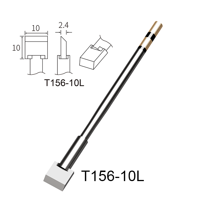 Atten T156-10L Integrated Heater Soldering Tip for GT-6301/6302/GT-6500 /MS-1600