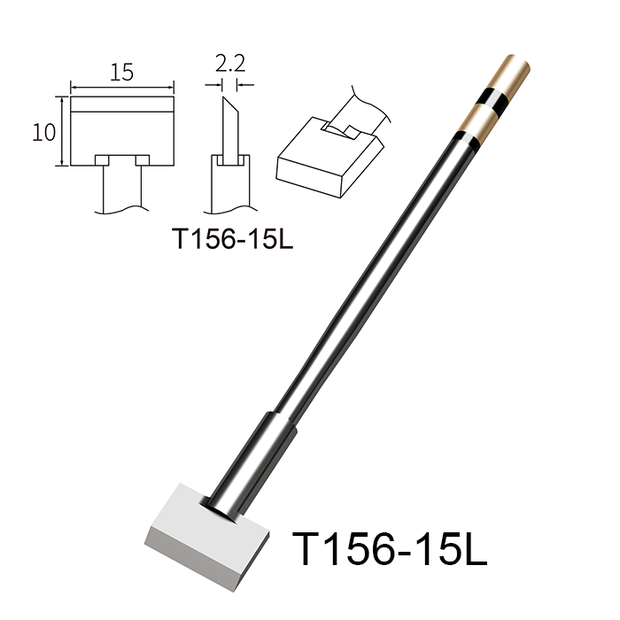 Atten T156-15L Integrated Heater Soldering Tip for GT-6301/6302/GT-6500 /MS-1600