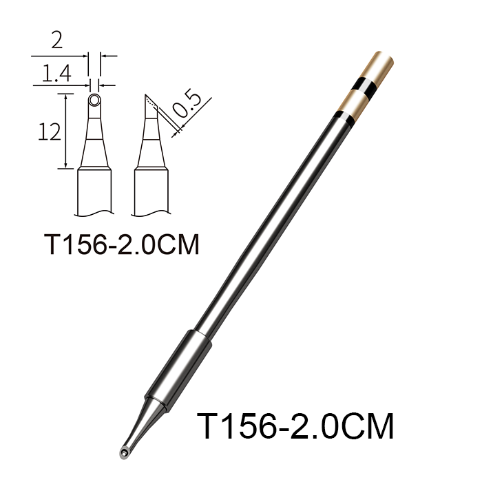 Atten T156-2.0CM Integrated Heater Soldering Tip for GT-6301/6302/GT-6500 /MS-1600