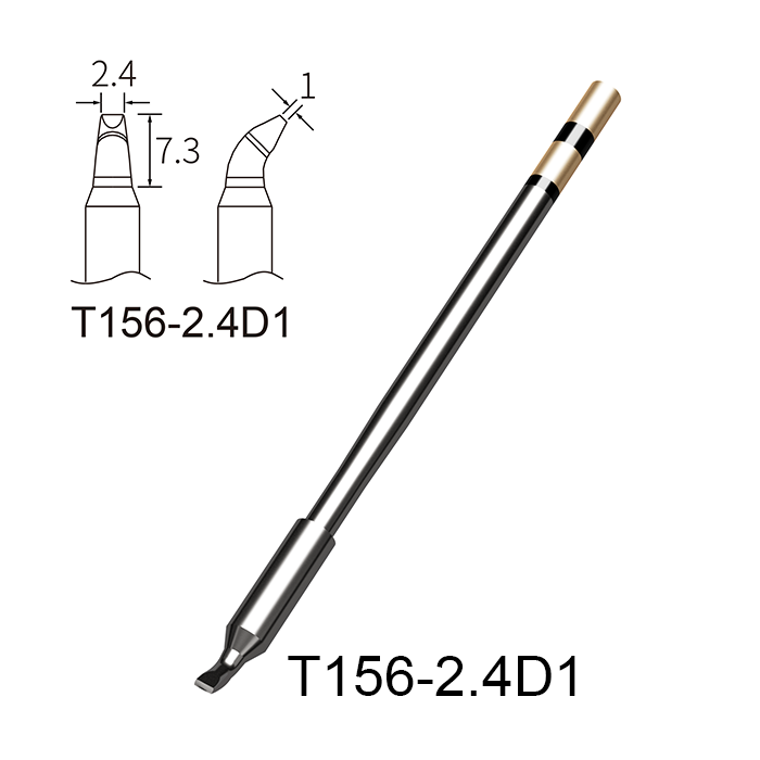Atten T156-2.4D1 Integrated Heater Soldering Tip for GT-6301/6302/GT-6500 /MS-1600
