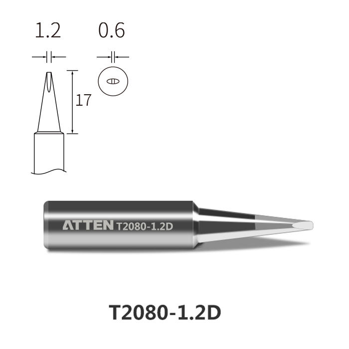 Atten T2080-1.2D Soldering Tip for ST-2080/ST-2080D