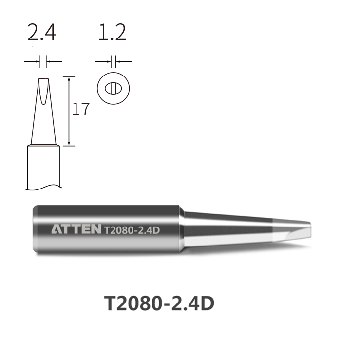 Atten T2080-2.4D Soldering Tip for ST-2080/ST-2080D