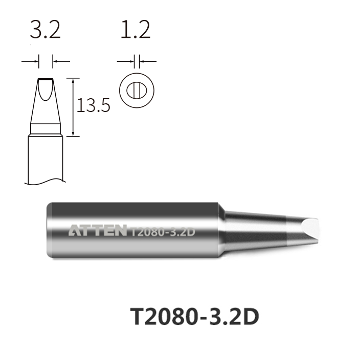 Atten T2080-3.2D Soldering Tip for ST-2080/ST-2080D
