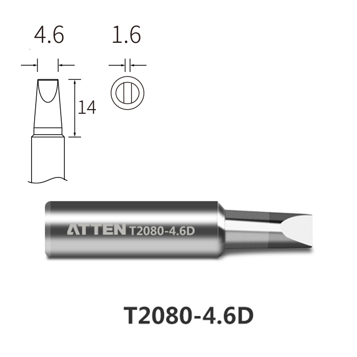Atten T2080-4.6D Soldering Tip for ST-2080/ST-2080D