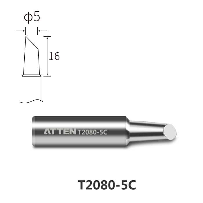 Atten T2080-5C Soldering Tip for ST-2080/ST-2080D