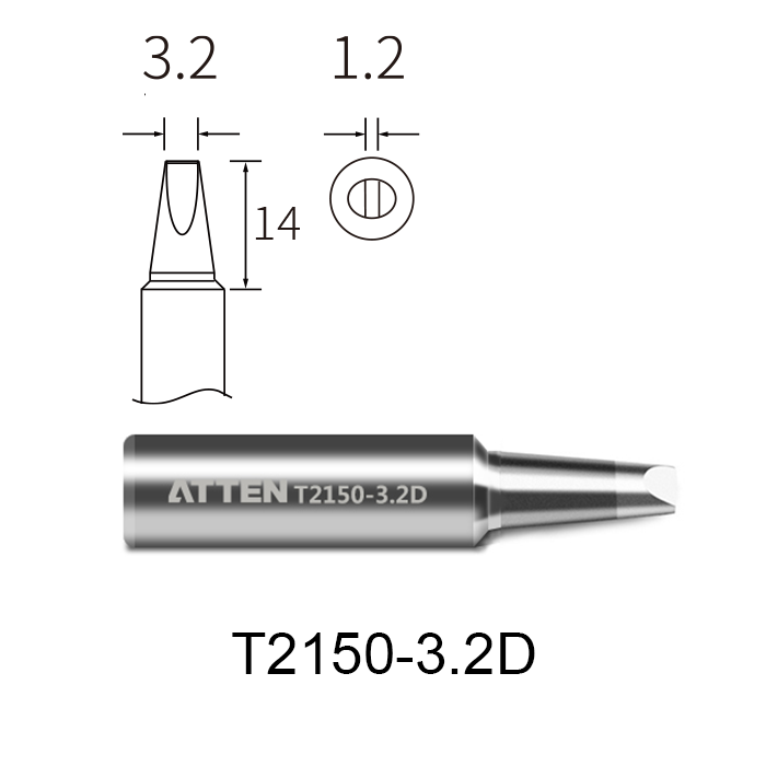 Atten T2150-3.2D Soldering Tip for ST-2150/ST-2150D
