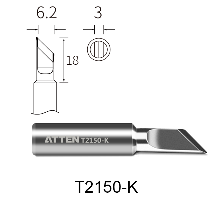 Atten T2150-K Soldering Tip for ST-2150/ST-2150D