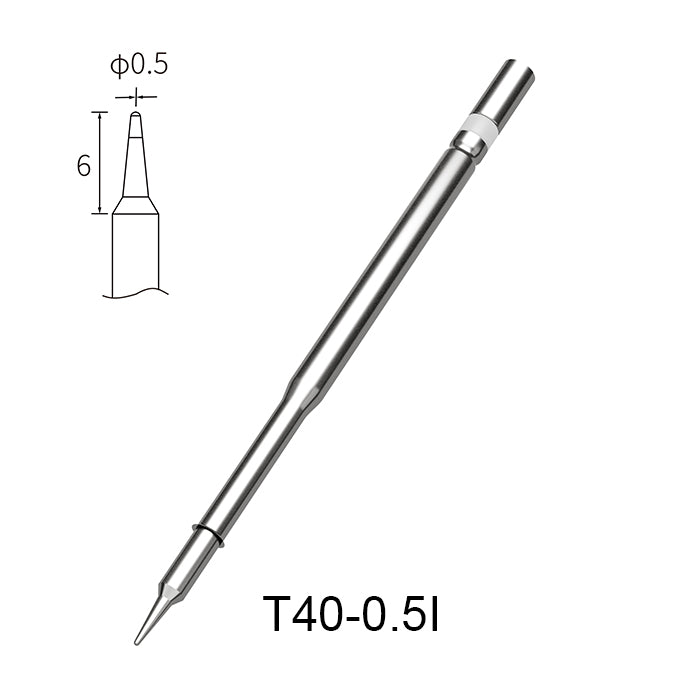 Atten T40-0.5I Integrated Heater Soldering Tip for GT-6090/6120/6301/6302/MS-1600