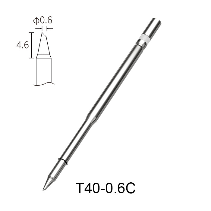 Atten T40-0.6C Integrated Heater Soldering Tip for GT-6090/6120/6301/6302/MS-1600