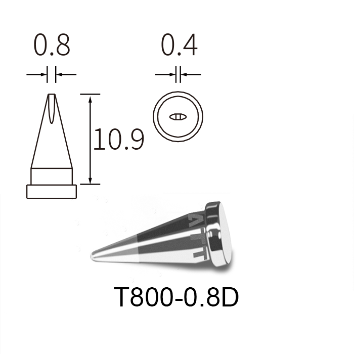 Atten T800-0.8D Soldering Tip for ST-100