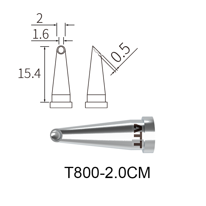Atten T800-2.0CM Soldering Tip for ST-100
