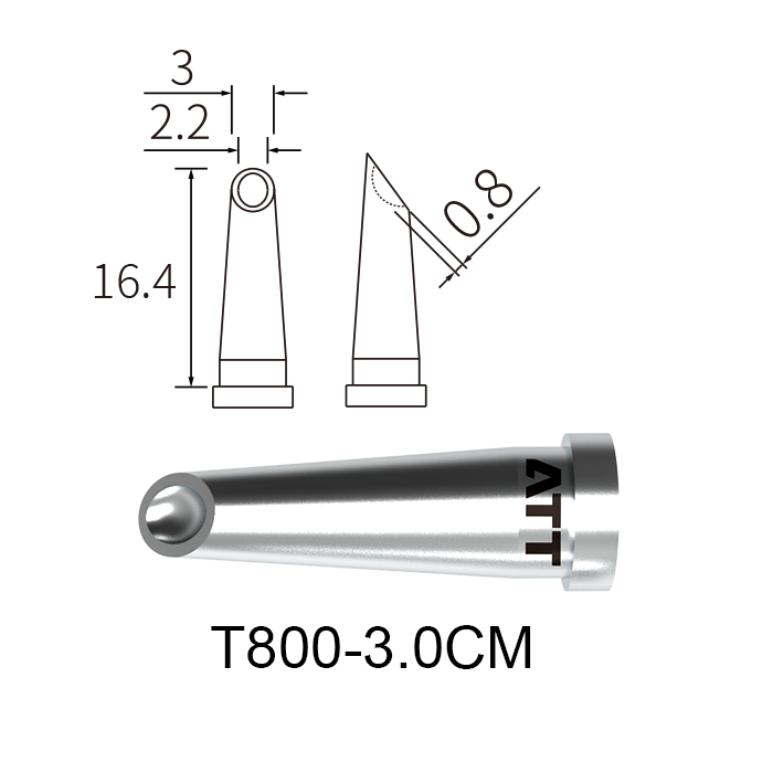 Atten T800-3.0CM Soldering Tip for ST-100