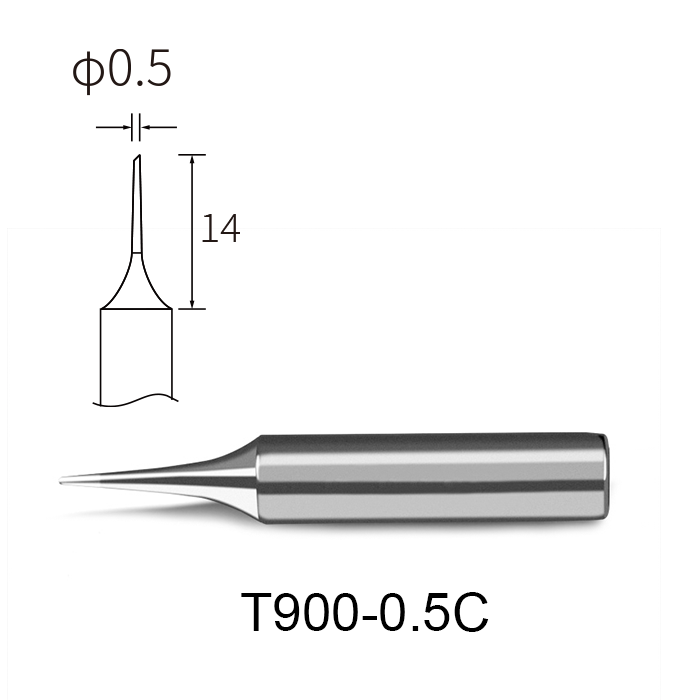 Atten T900-0.5C 0.5mm Bevel Soldering Tip