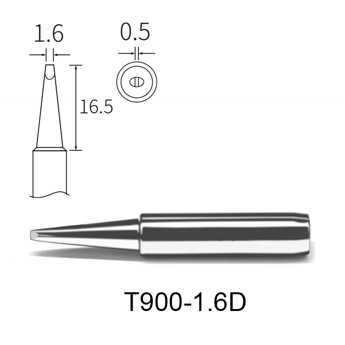 Atten T900-1.6D 1.6mm Chisel Soldering Tip