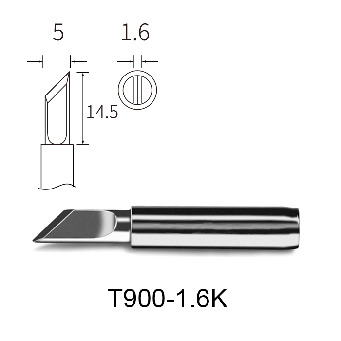 Atten T900-1.6K 5mm Knife Tip Soldering Tip