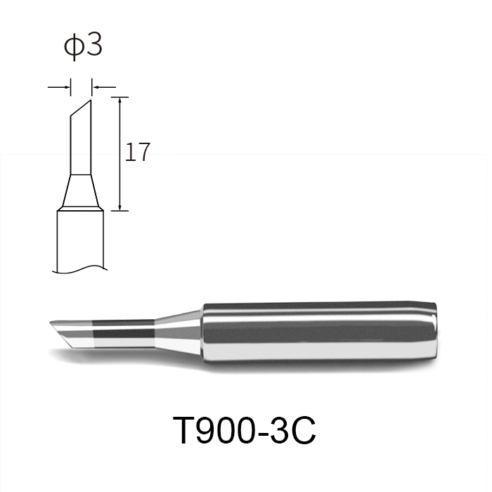 Atten T900-3C 3mm Bevel Soldering Tip