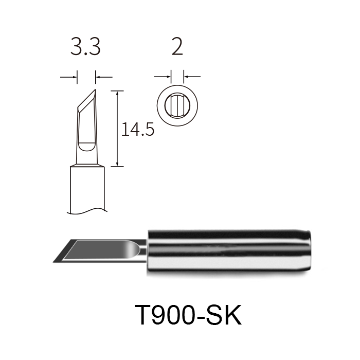 Atten T900-SK 3.3mm Knife Soldering Tip