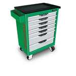 Toptul 7 Drawer Mobile Tool Trolley Pro-Line Series Green TCAC0701