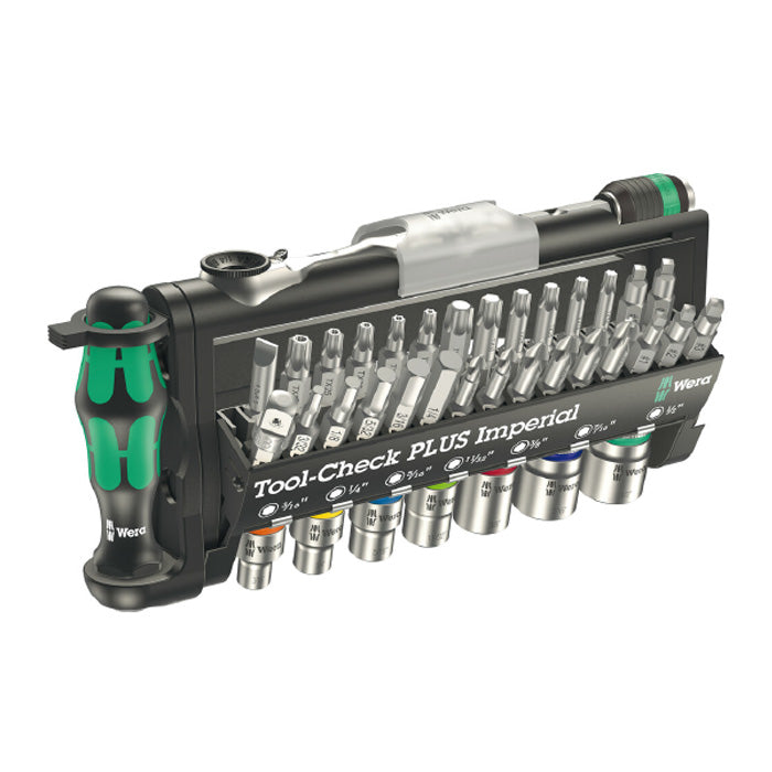 Wera Tool-Check Plus Bit Ratchet Set with Sockets Imperial Set 39 Pce 056491