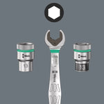 Wera 8740 A HF 1 Zyklop Bit Socket Set with Holding Function 1/4